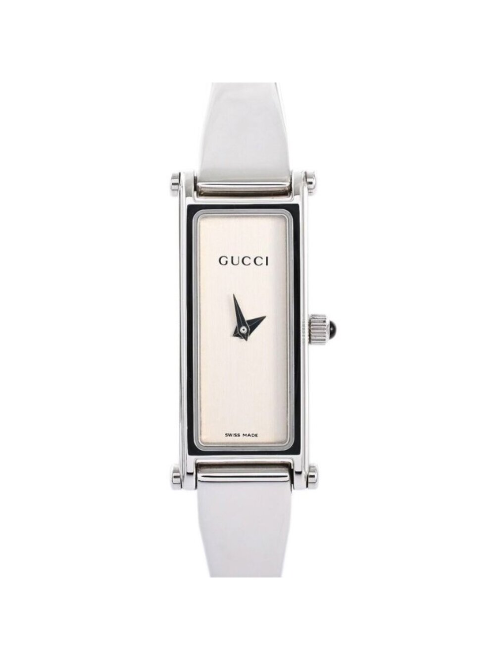Gucci Watch Bangle Silver
